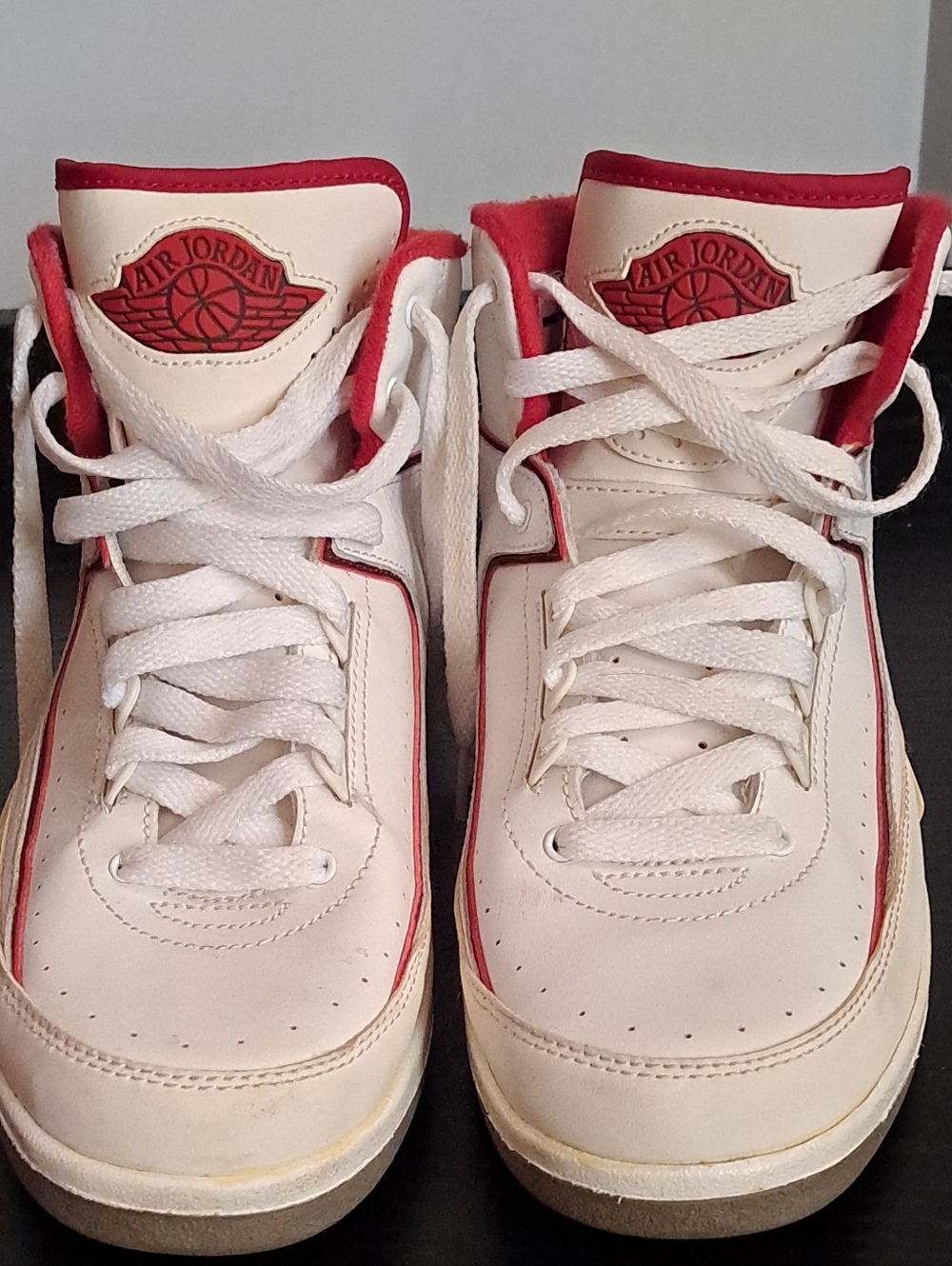 Jordan Red Interior High-Top Sneaker